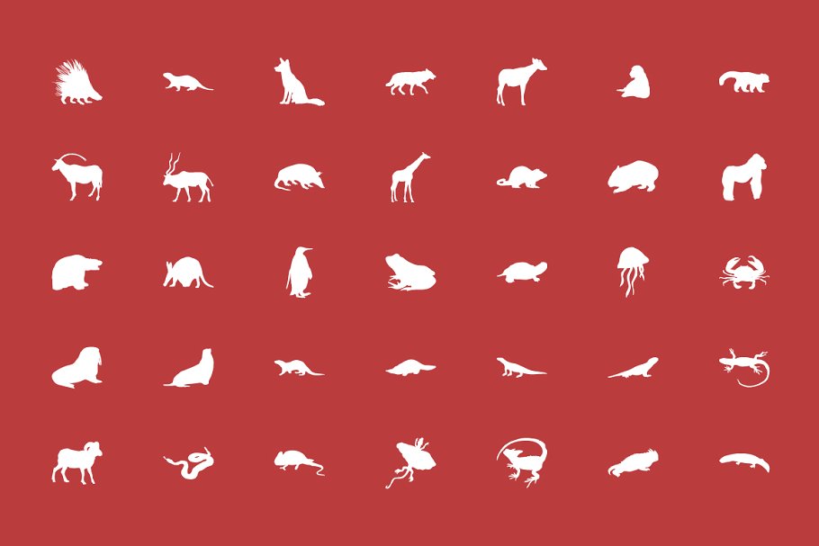 动物图标 85  Animals Vector Icons