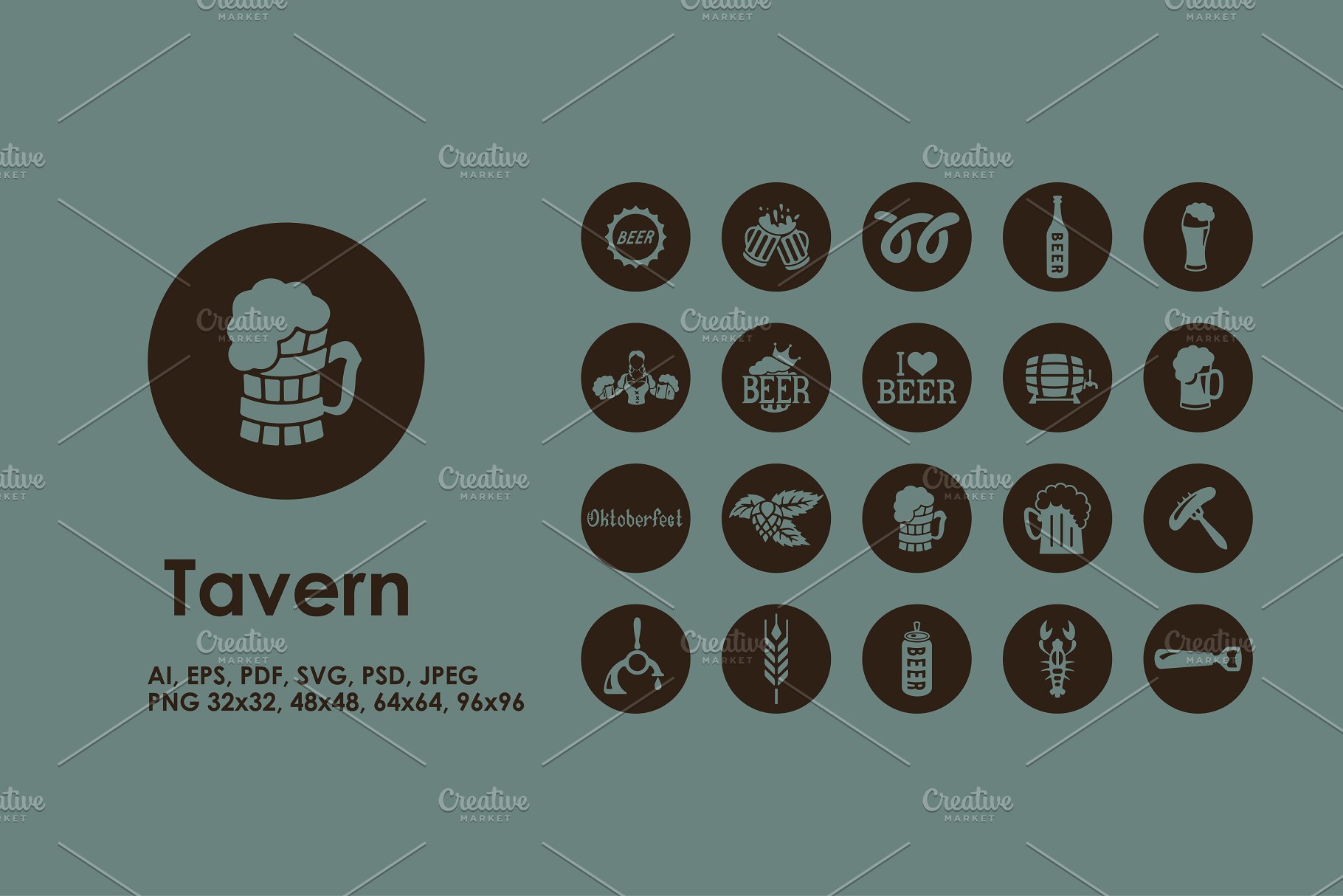 酒馆图标 Tavern icons #91199