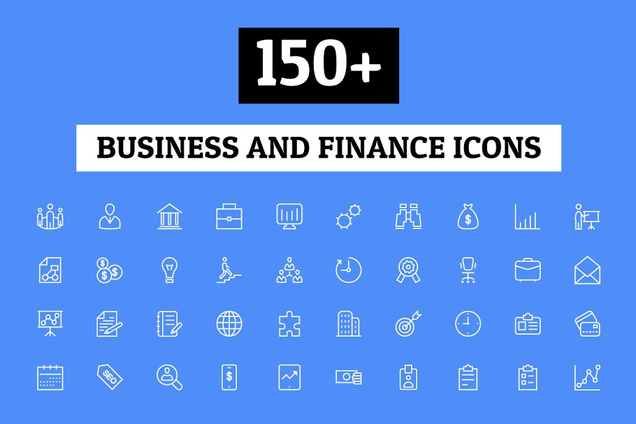 商业和金融图标 150  Business and Fina