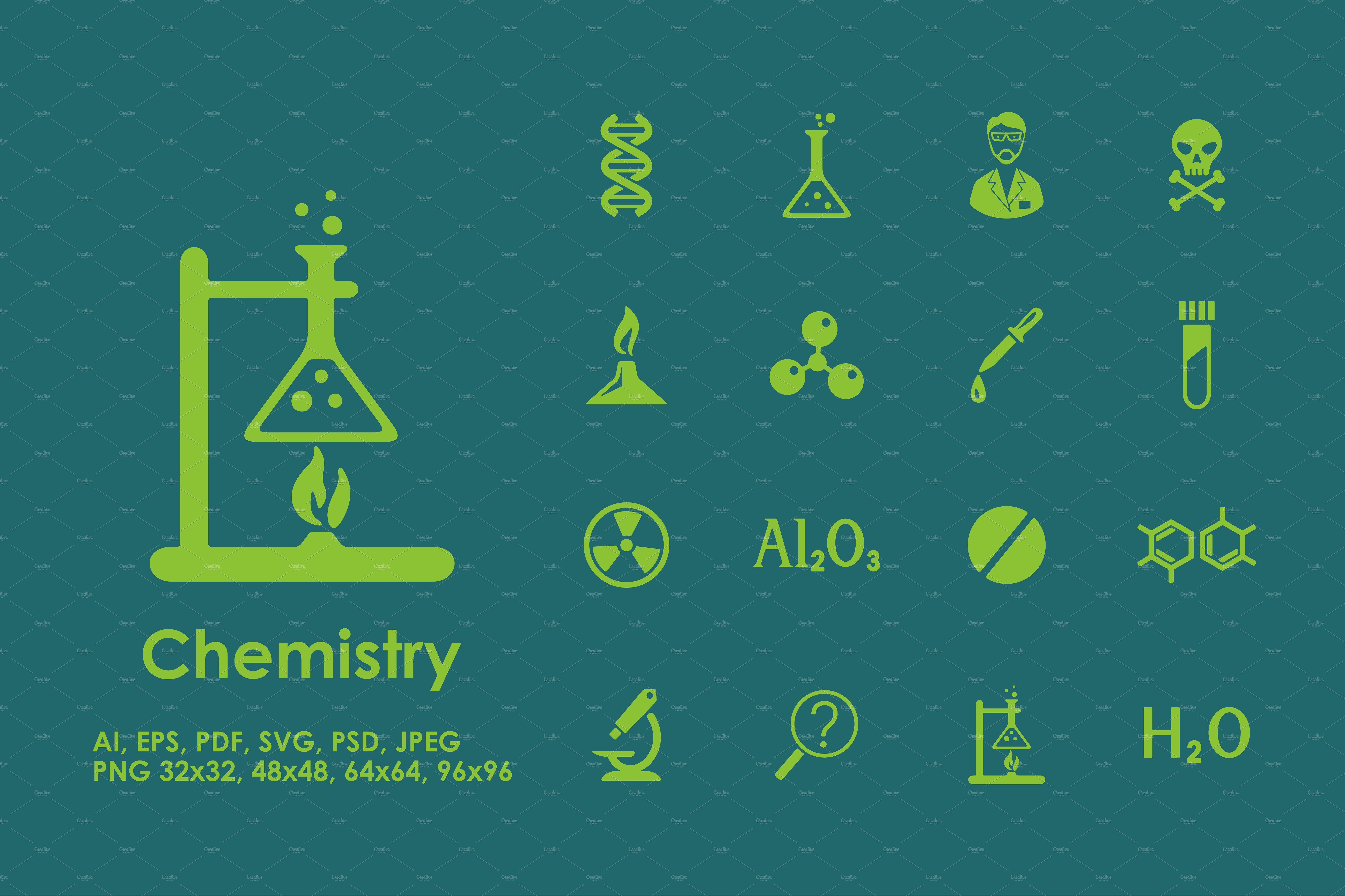 化学主题的图标 16 chemistry icons #13