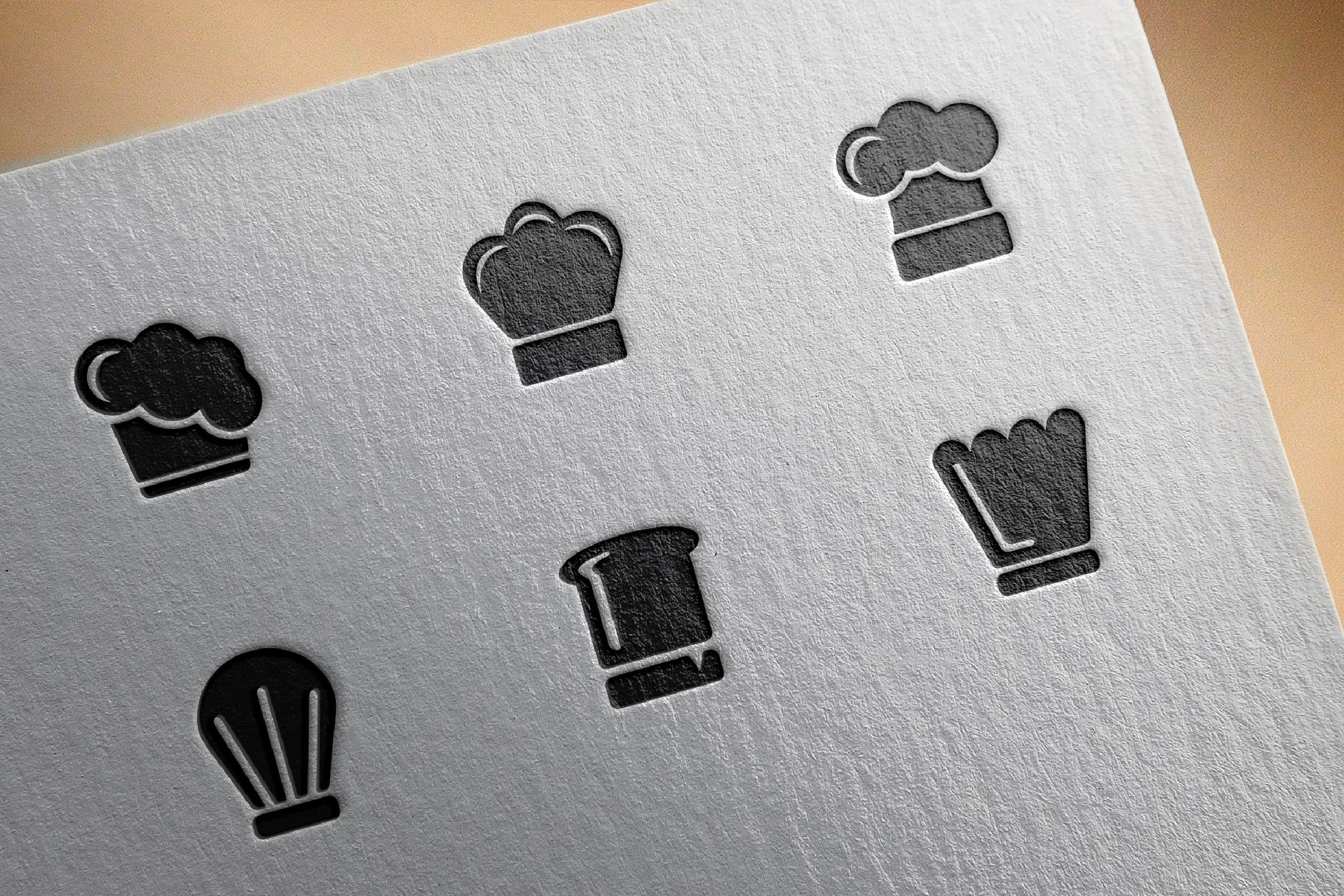 厨师的帽子图标 Chef’s hats icons #139