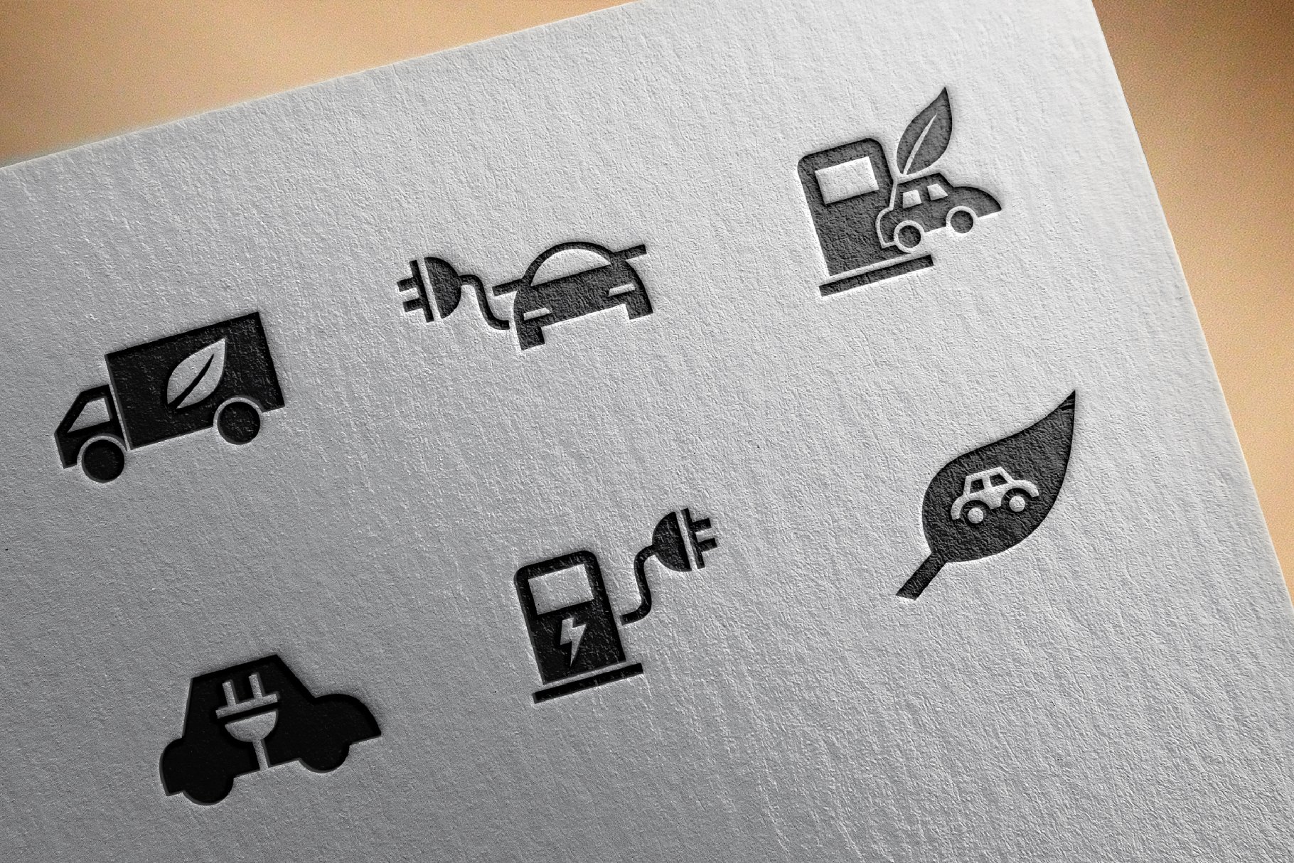 环保汽车图标 Eco car icons #91566