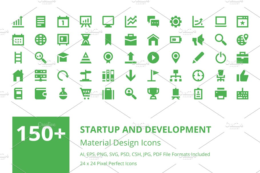 启动和开发图标 150 Startup and Devel