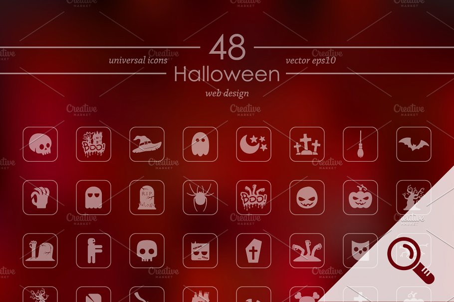 万圣节图标素材 48 HALLOWEEN icons #90