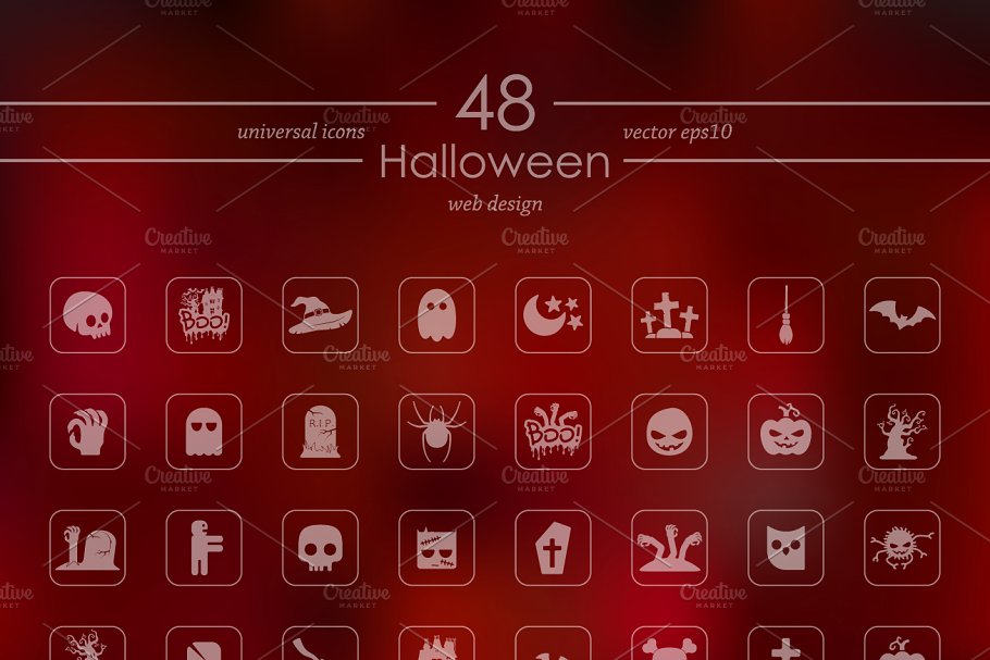 万圣节图标素材 48 HALLOWEEN icons #90