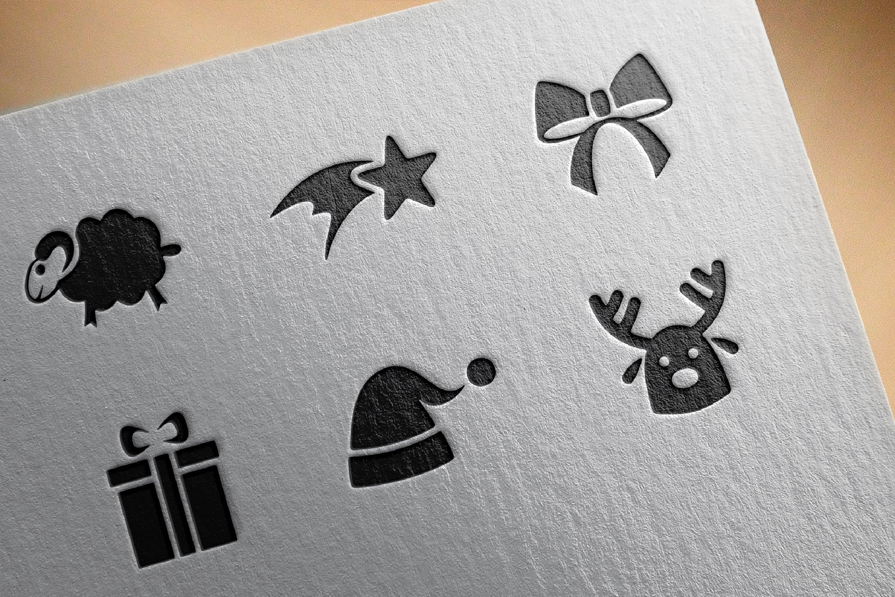 简单的圣诞节图标 Merry Christmas icons