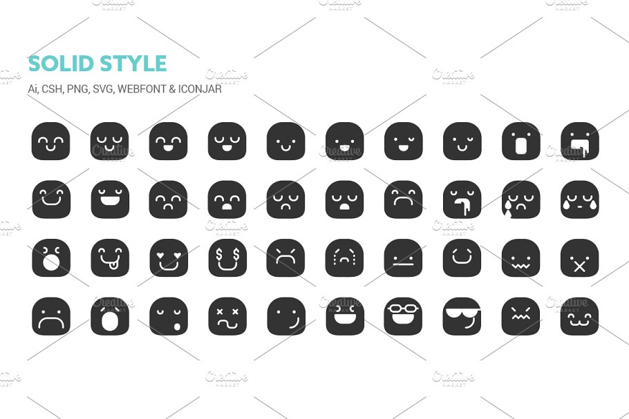 表情图标 Smileys Icons #91642