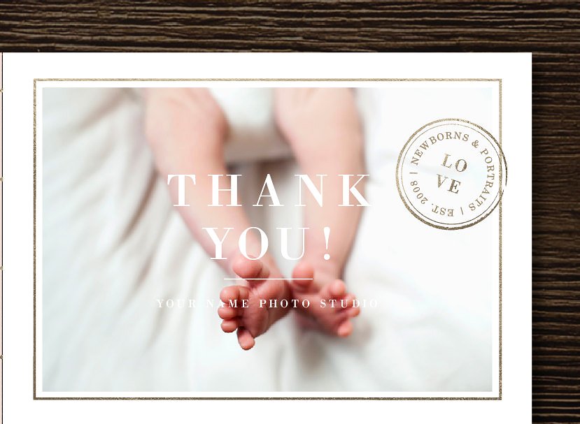 新生儿照片品牌设计素材模板 Newborn Photogra