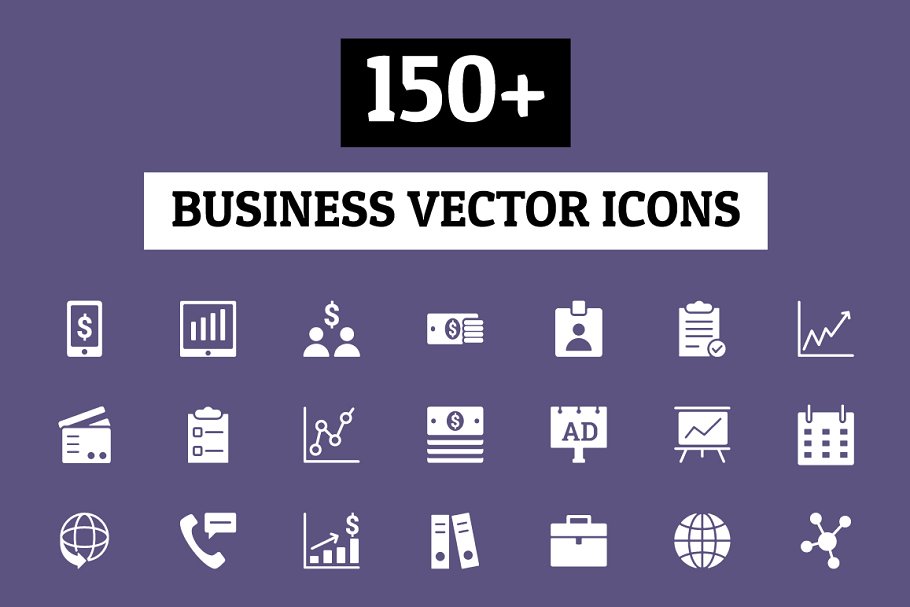 商业图标 150  Business Vector Icon