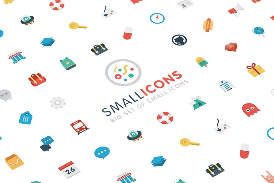 彩色好用的扁平化图标 Smallicons Small Ic