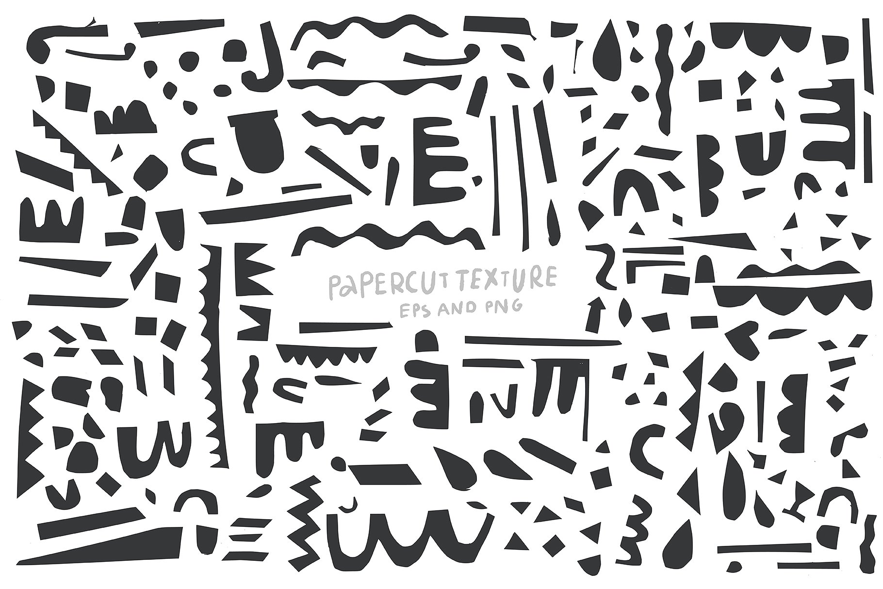 16个超级可爱动物字母剪纸纹理插图元素 #317468