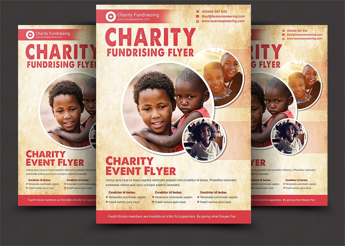 公益海报模板 Charity Flyer Templates