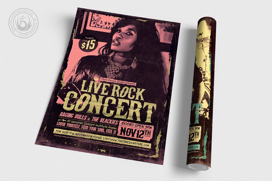 演唱会海报模版 Live Concert Flyer #89