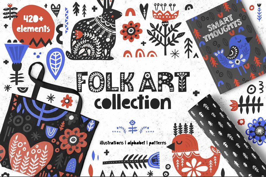 民族艺术图形合集 Folk Art Graphic Coll