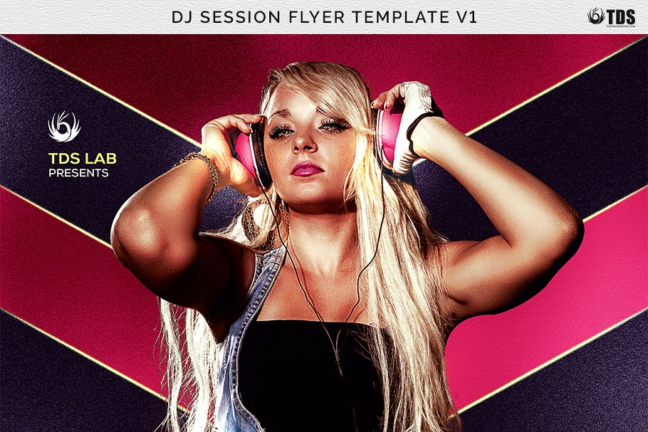 DJ广告海报模版 DJ Session Flyer #132
