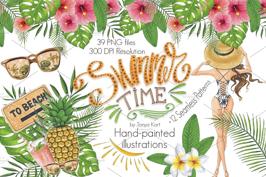 夏天时光插图合集 Summer Time Collectio