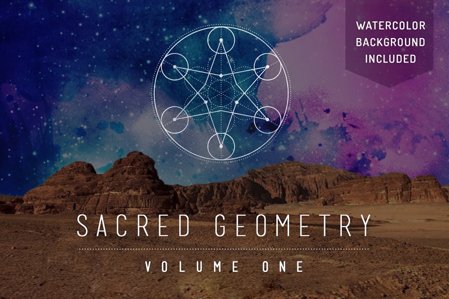 神秘几何图形素材 Sacred Geometry Vecto