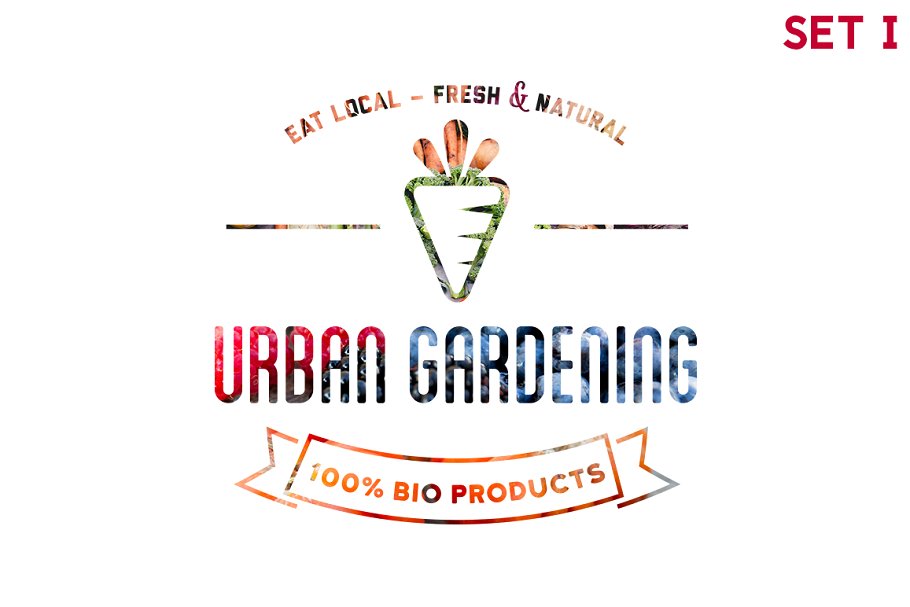 素材水果图形 Urban Gardening 30xHiRe