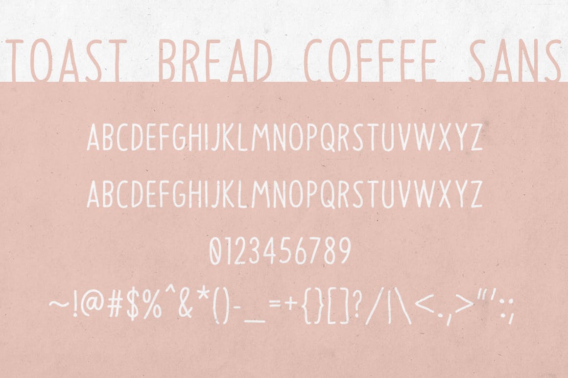 无衬线字体连笔书法钢笔字体三合一 Toast Bread C