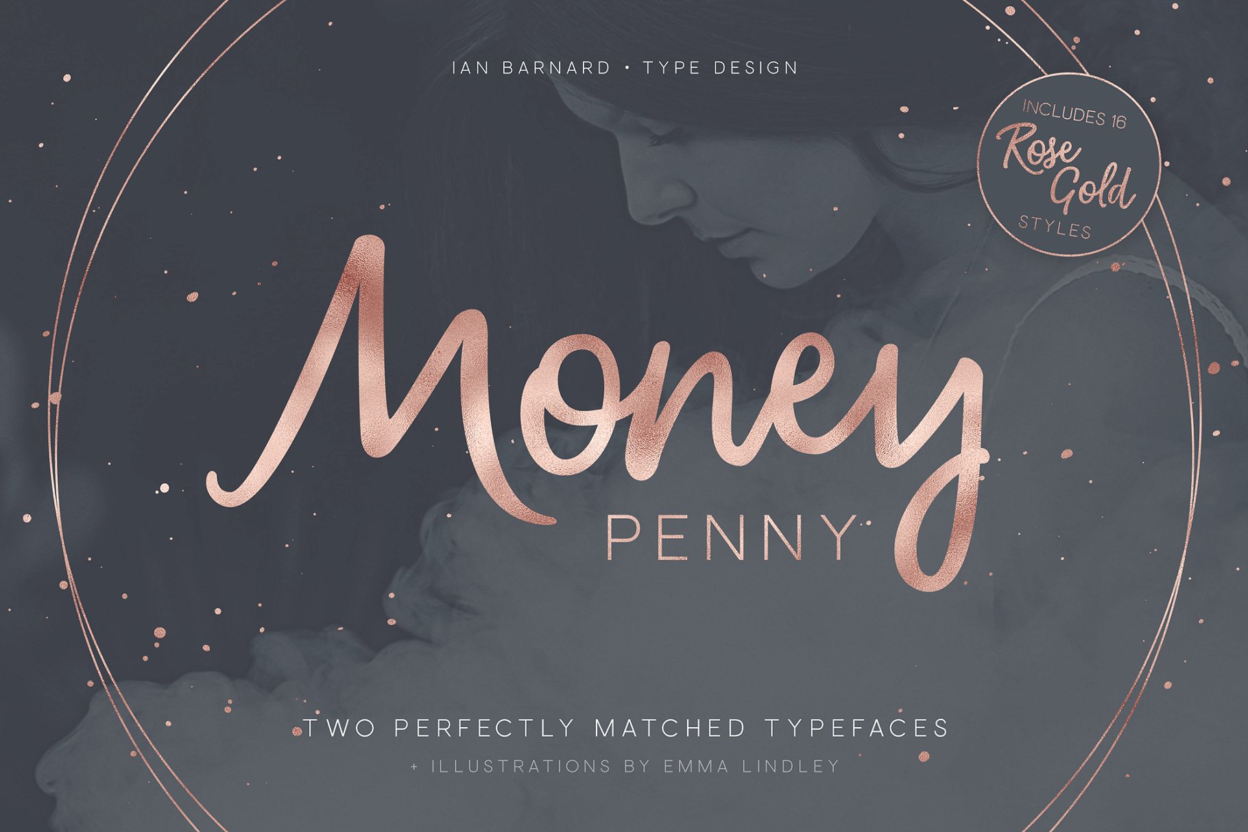 流畅笔迹无衬线手写英文字体 Money Penny – Sc