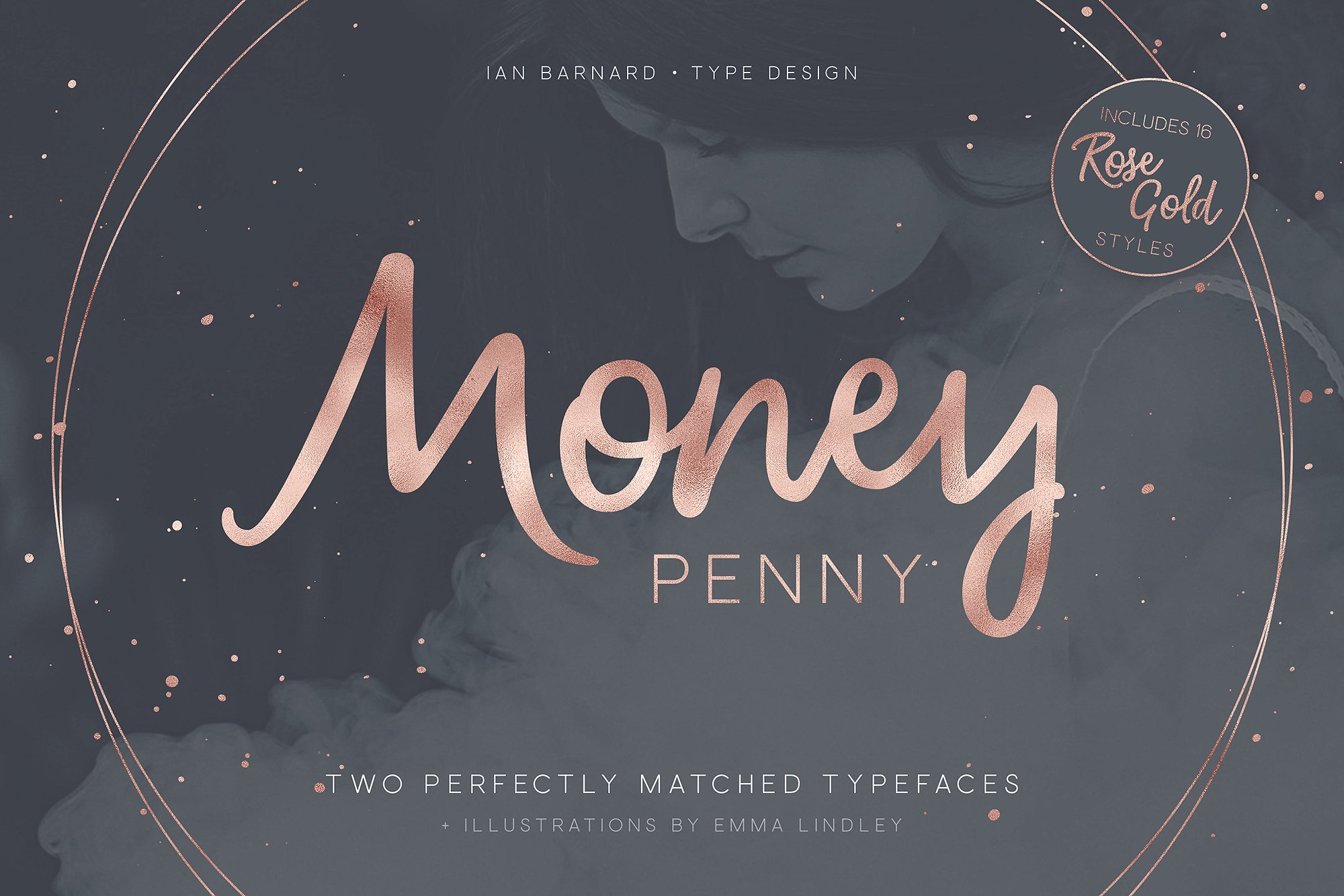 无衬线手写英文字体 Money Penny – Script