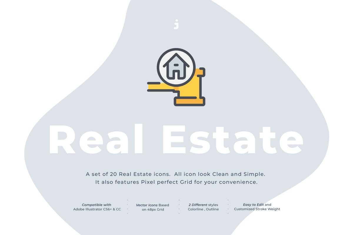 房地产主题矢量图标合集 20 Real Estate ico