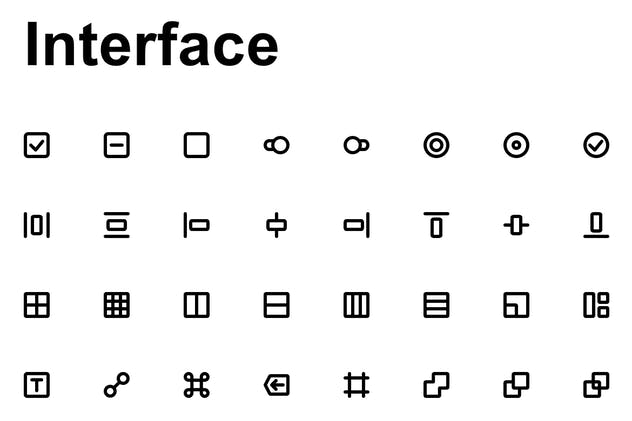 超级简约线条图标合集 Super Basic Icons