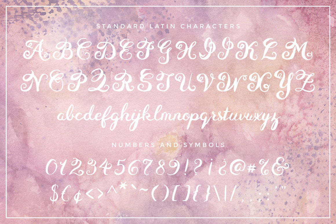 手写英文字体 Eiffell Brush Script Fo