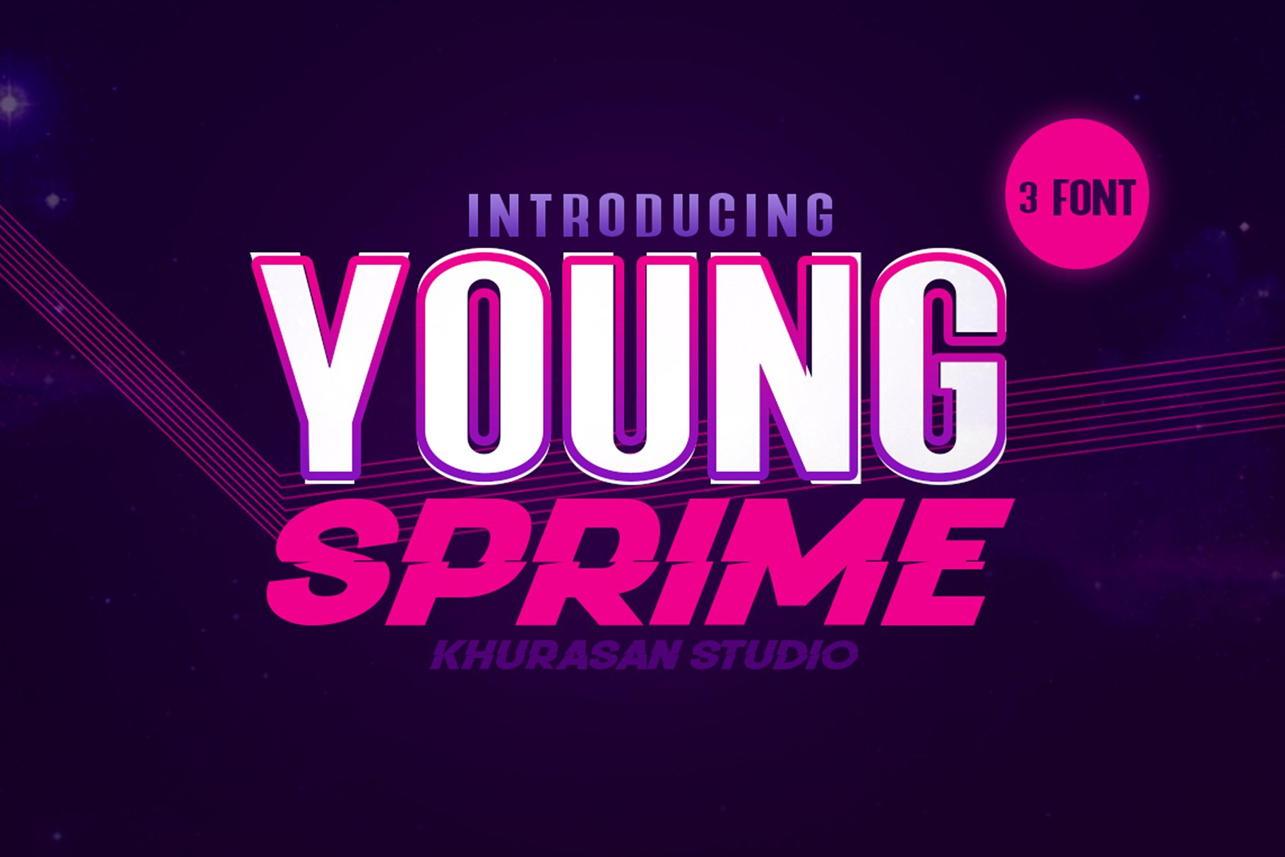 年轻充满活力的英文字体库 Young Sprime #295