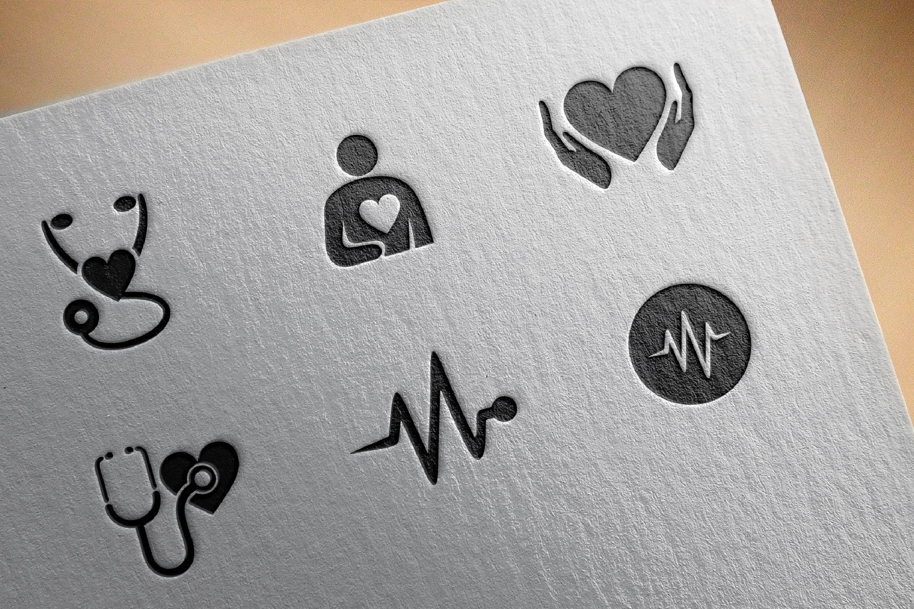 心脏病学图标 Cardiology icons #92056