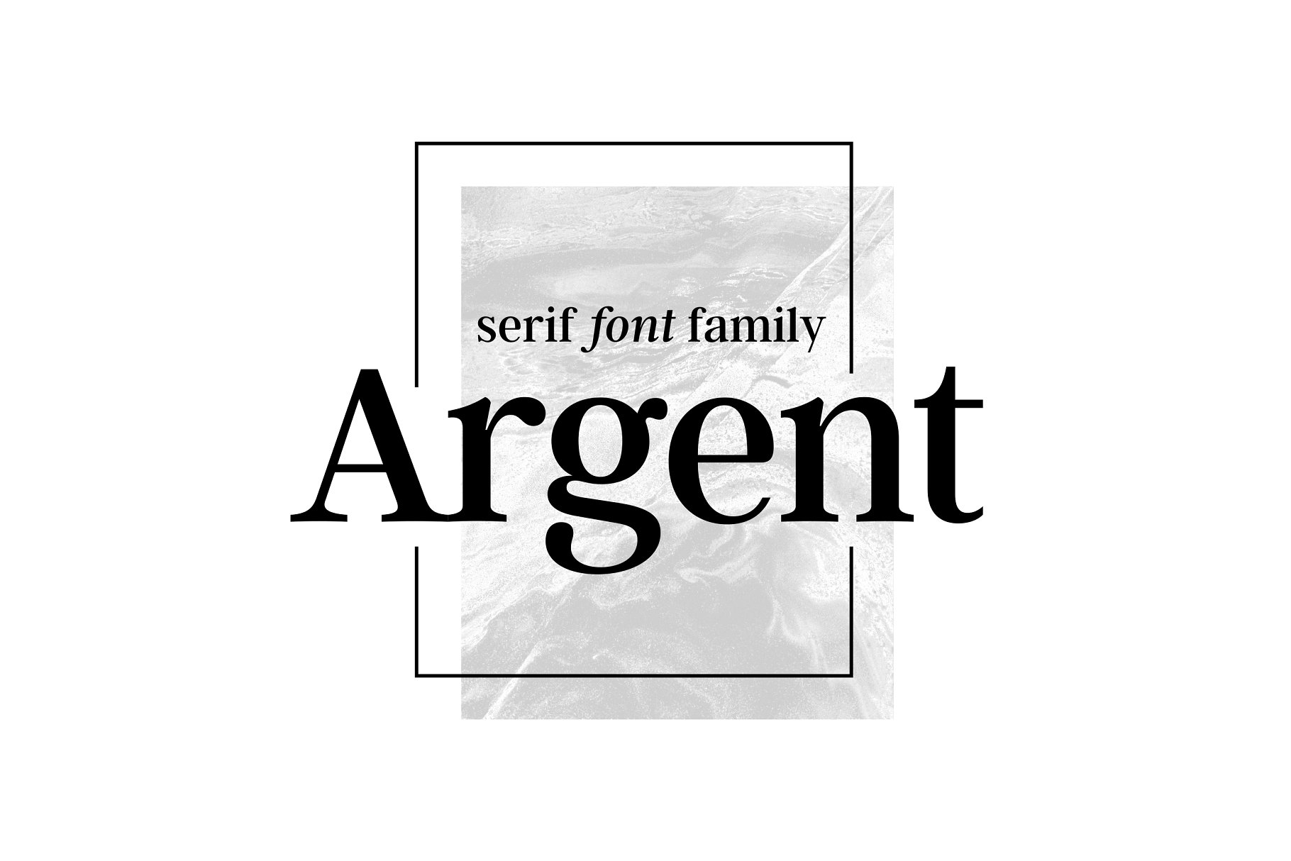 衬线字体 Argent CF expressive seri