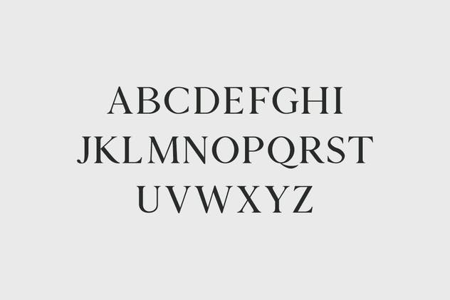 版式设计必备的现代优雅衬线字体家族 Zimra Serif