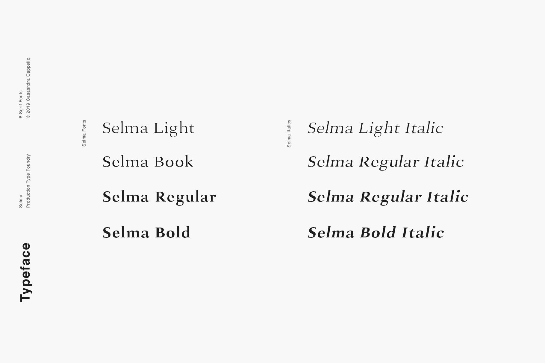 现代优雅英文衬线字体下载 Selma – A Classy