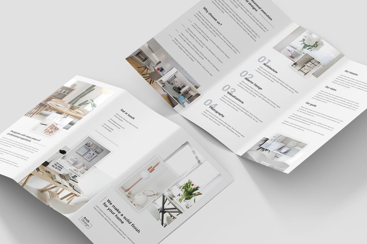 宣传单设计模板 Brochure – Architectur