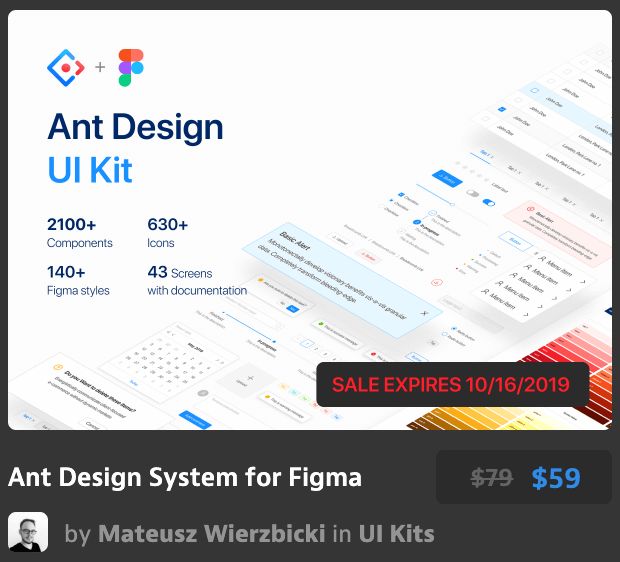 蚂蚁系统现代创意网站UI设计套件Ant Design Sys