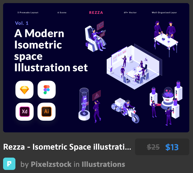 等轴测空间图解集Rezza - Isometric Spac