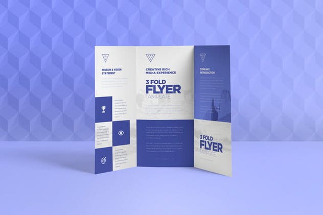 三折页广告营销传单设计模板 3 Fold Flyer Des