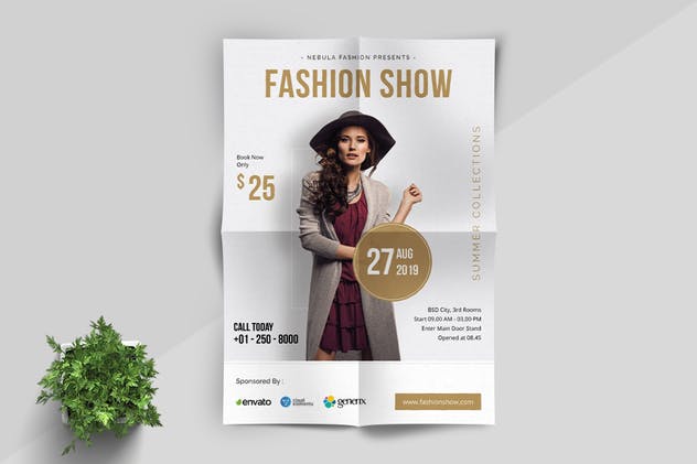 活动宣传海报设计模板 NEBULA – Fashion #5