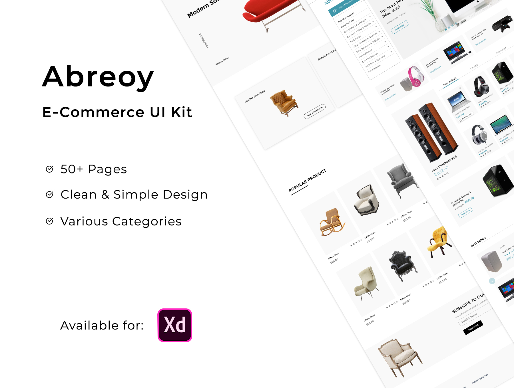 电子商务用户界面工具包Abreoy E-Commerce U