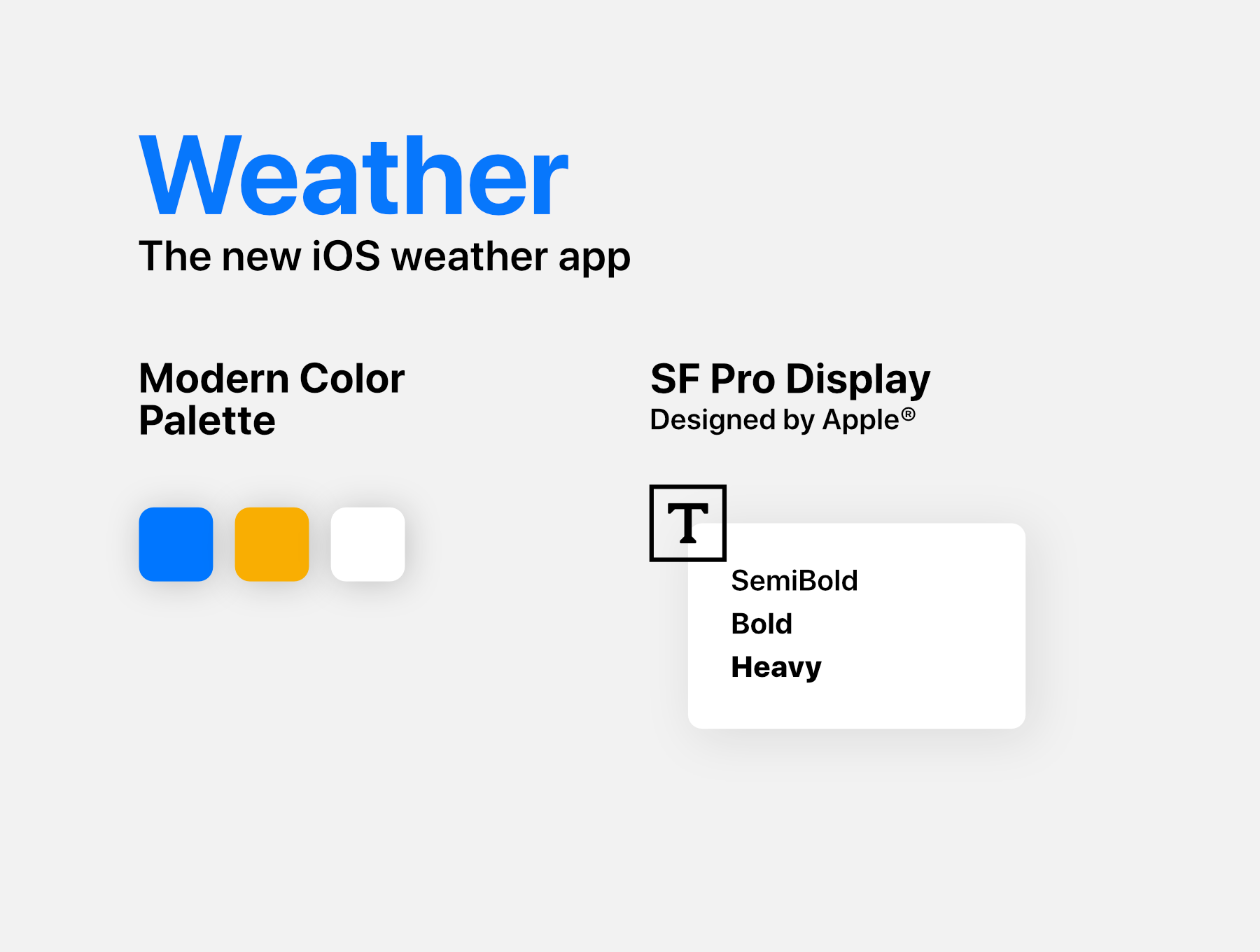 天气用户界面套件Weather UI Kit