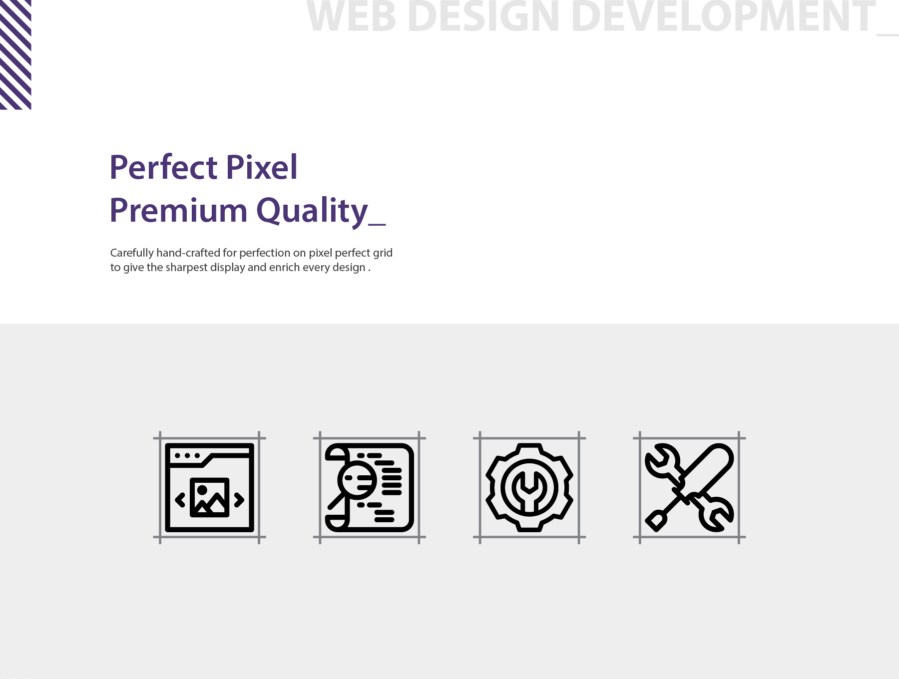 网页设计开发图标集Web Design Developmen
