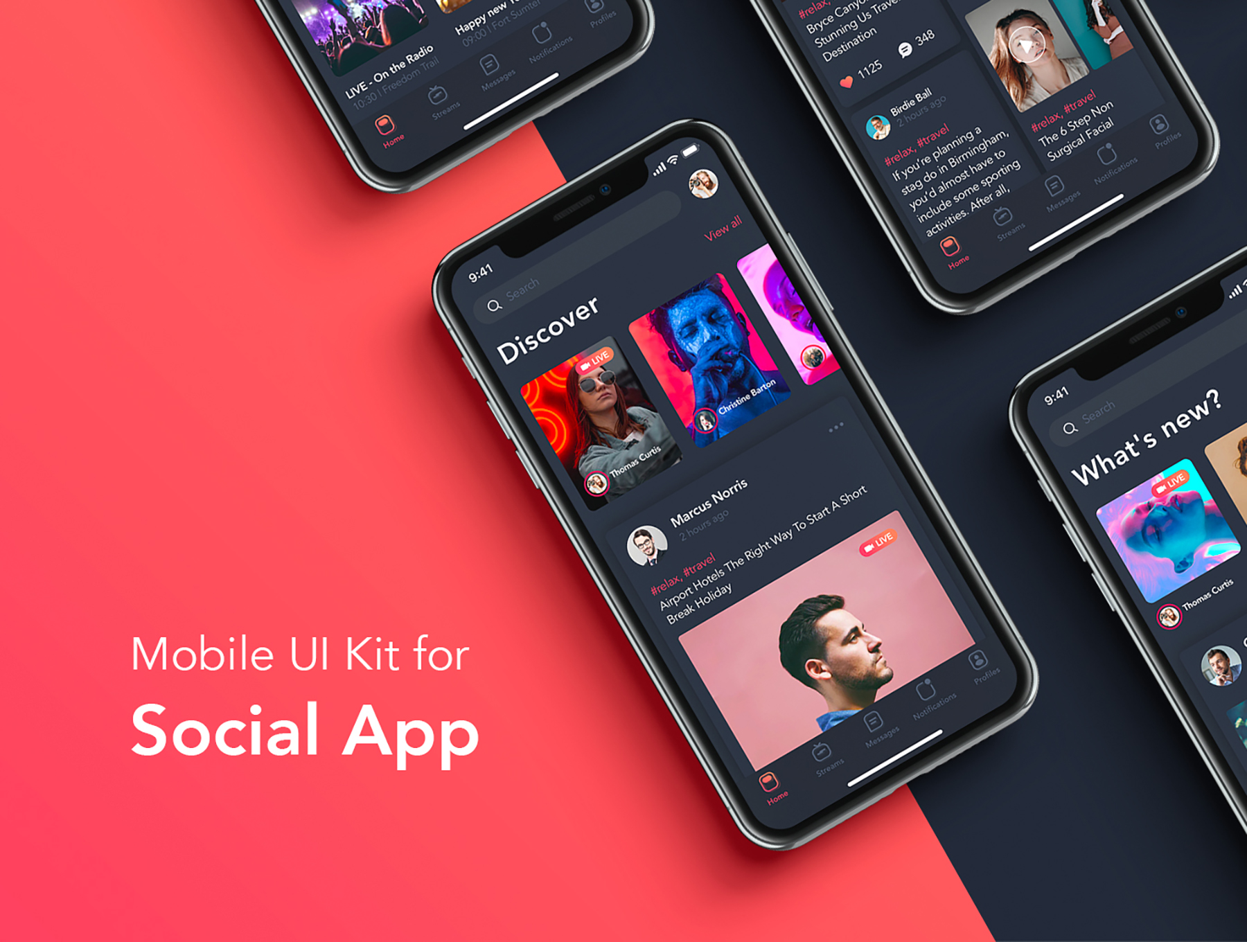 社交应用程序用户界面工具包Zingo Social App