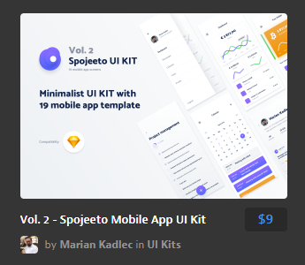 移动应用程序用户界面工具包 Spojeeto Mobile