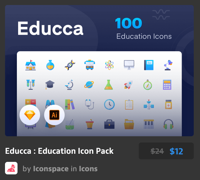 教育图标包Educca Education Icon Pac