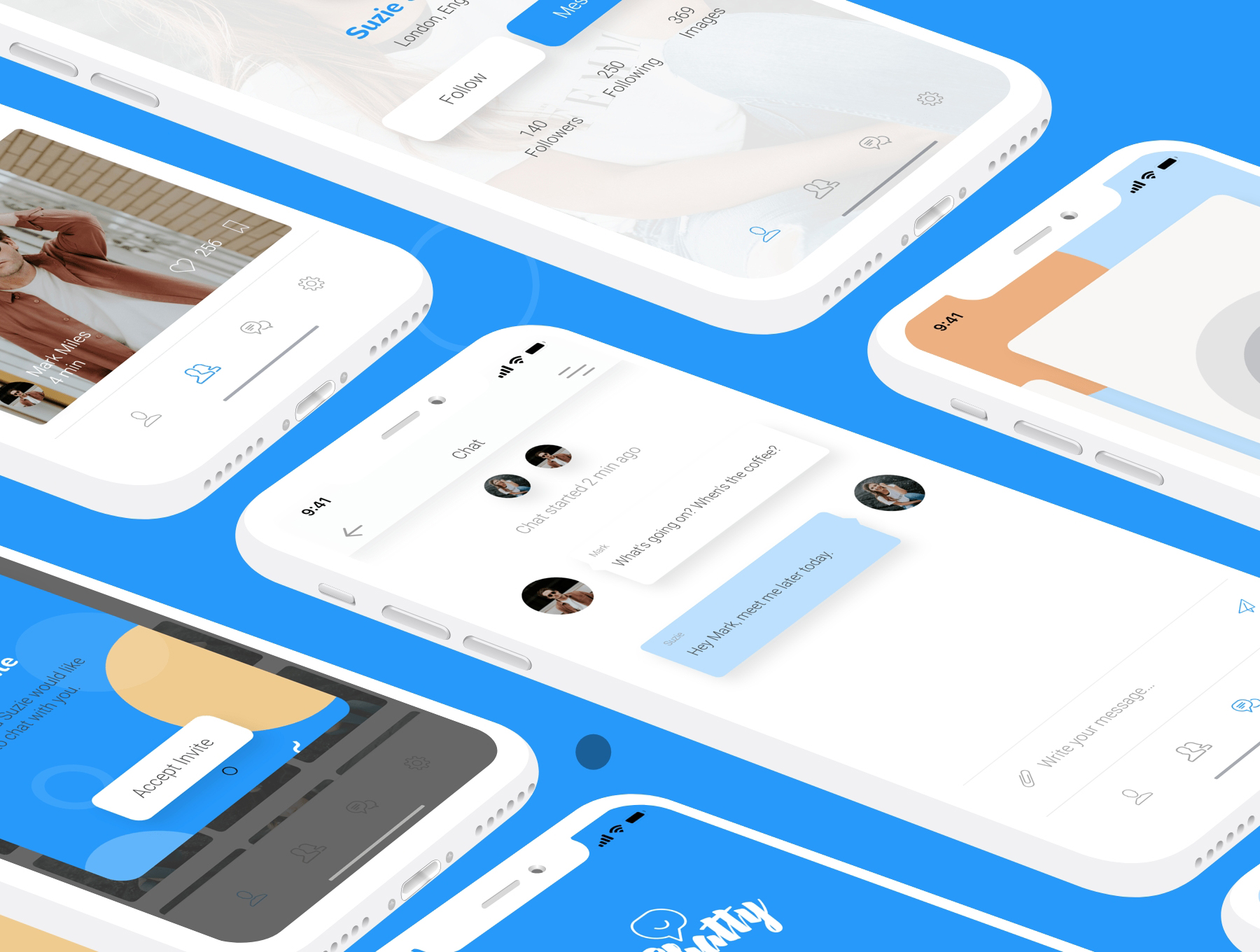 移动用户界面工具包Chatty Mobile UI Kit