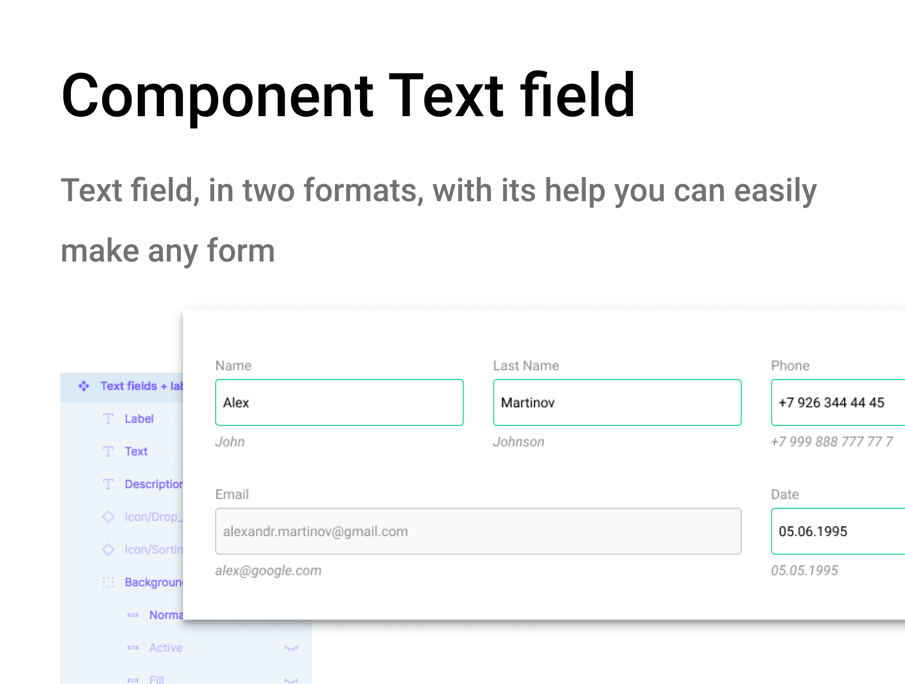 iOS应用界面设计线框图设计Figma Components