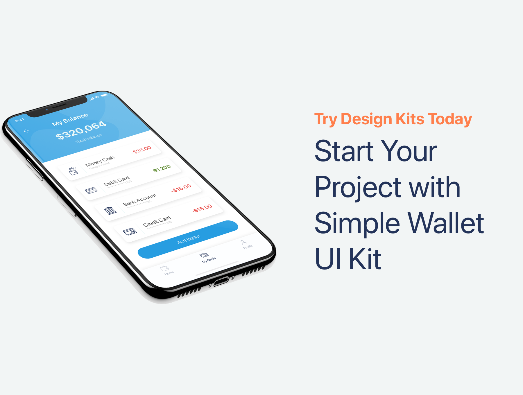 简单钱包应用程序用户界面用户体验工具包Simple Wall
