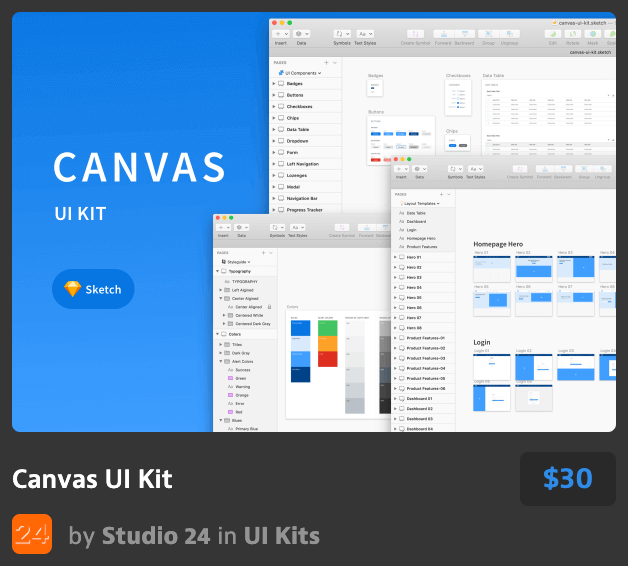 用户界面工具包Canvas UI Kit
