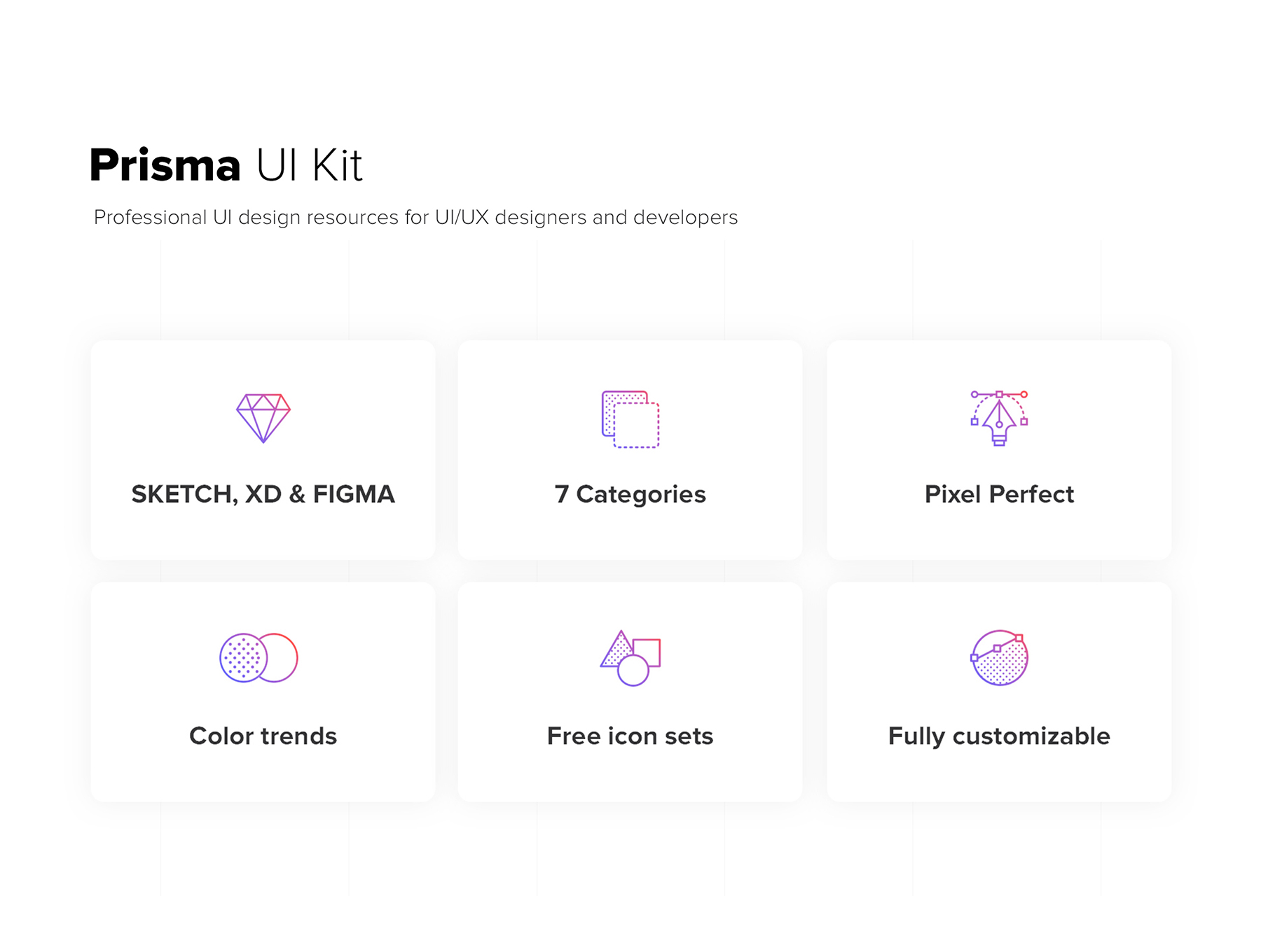 棱镜用户界面套件Prisma UI Kit