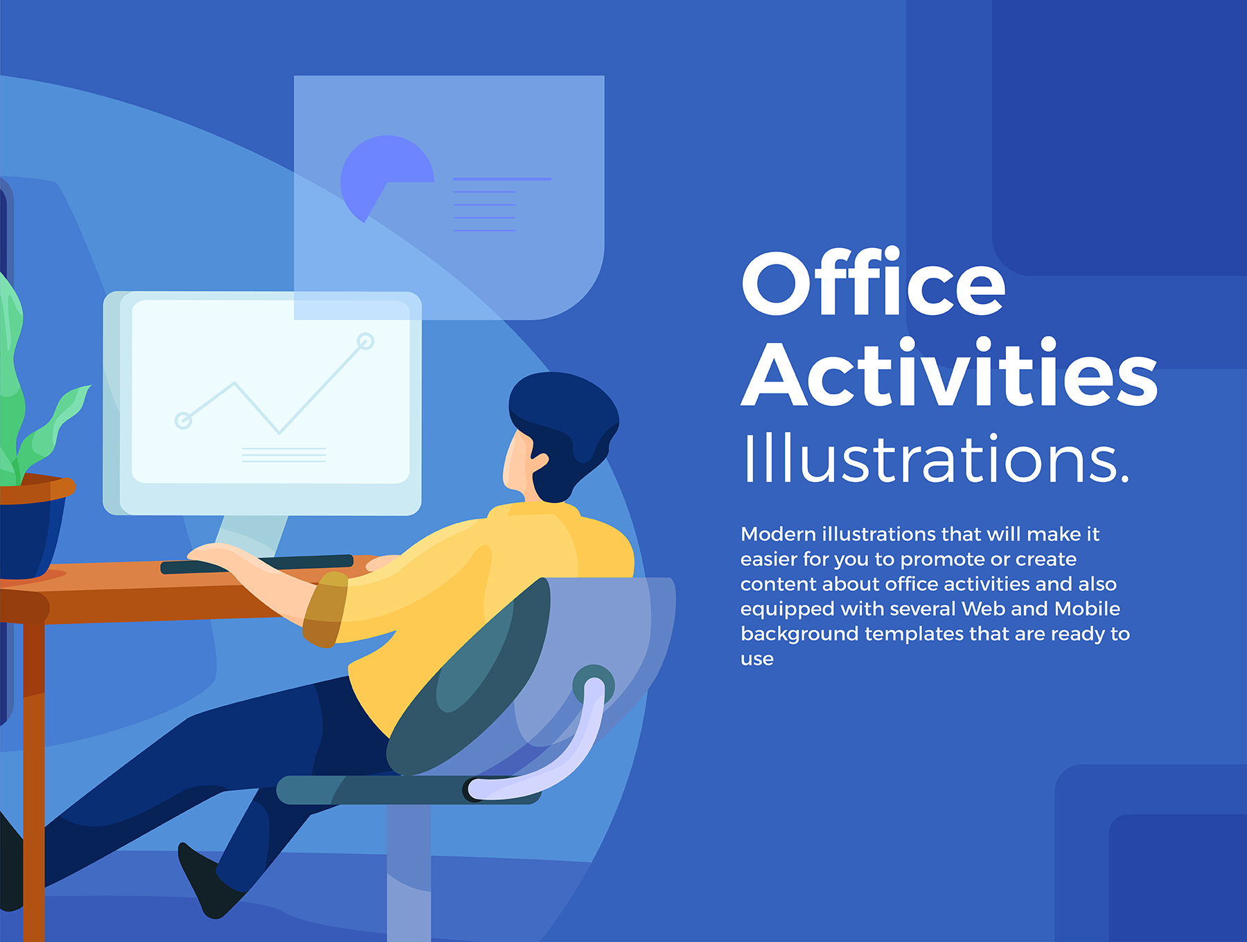 办公活动插图集Office Activities Illus